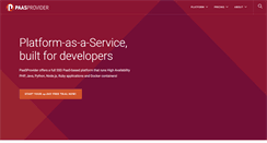 Desktop Screenshot of paasprovider.com